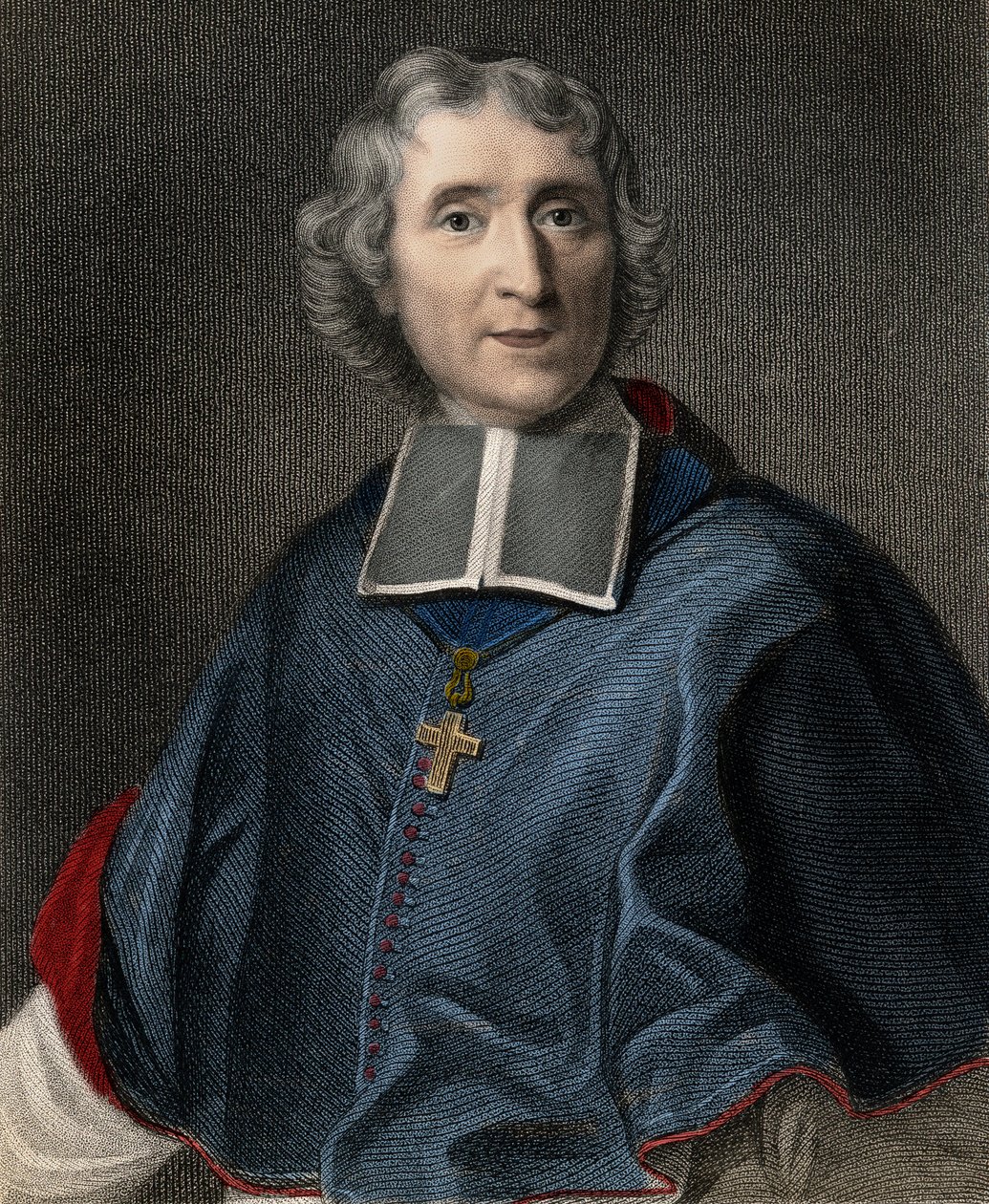 Francois de Pons de Salignac de La Mothe-Fenelon 1651-1715 - 19th century engraving by Unknown artist