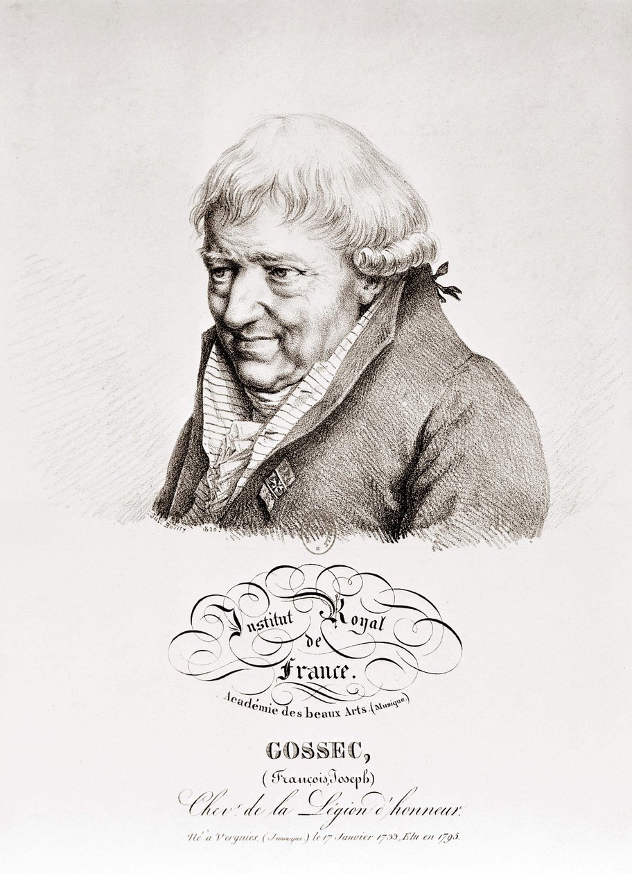 François Joseph Gossec, French Composer (1734-1829) by Unknown artist