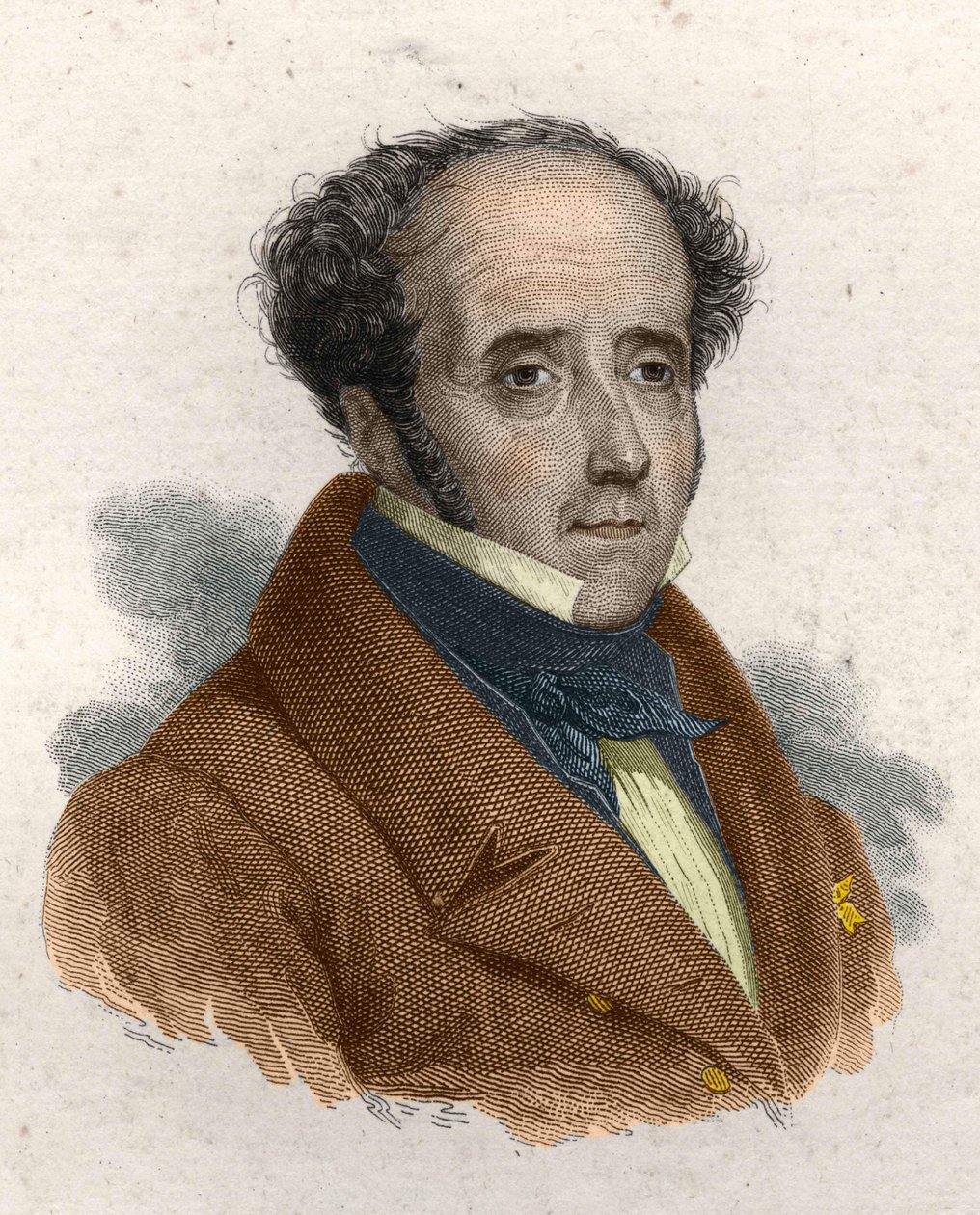 François René de Chateaubriand (Saint Malo 1768 - Paris 1848) by Unknown artist