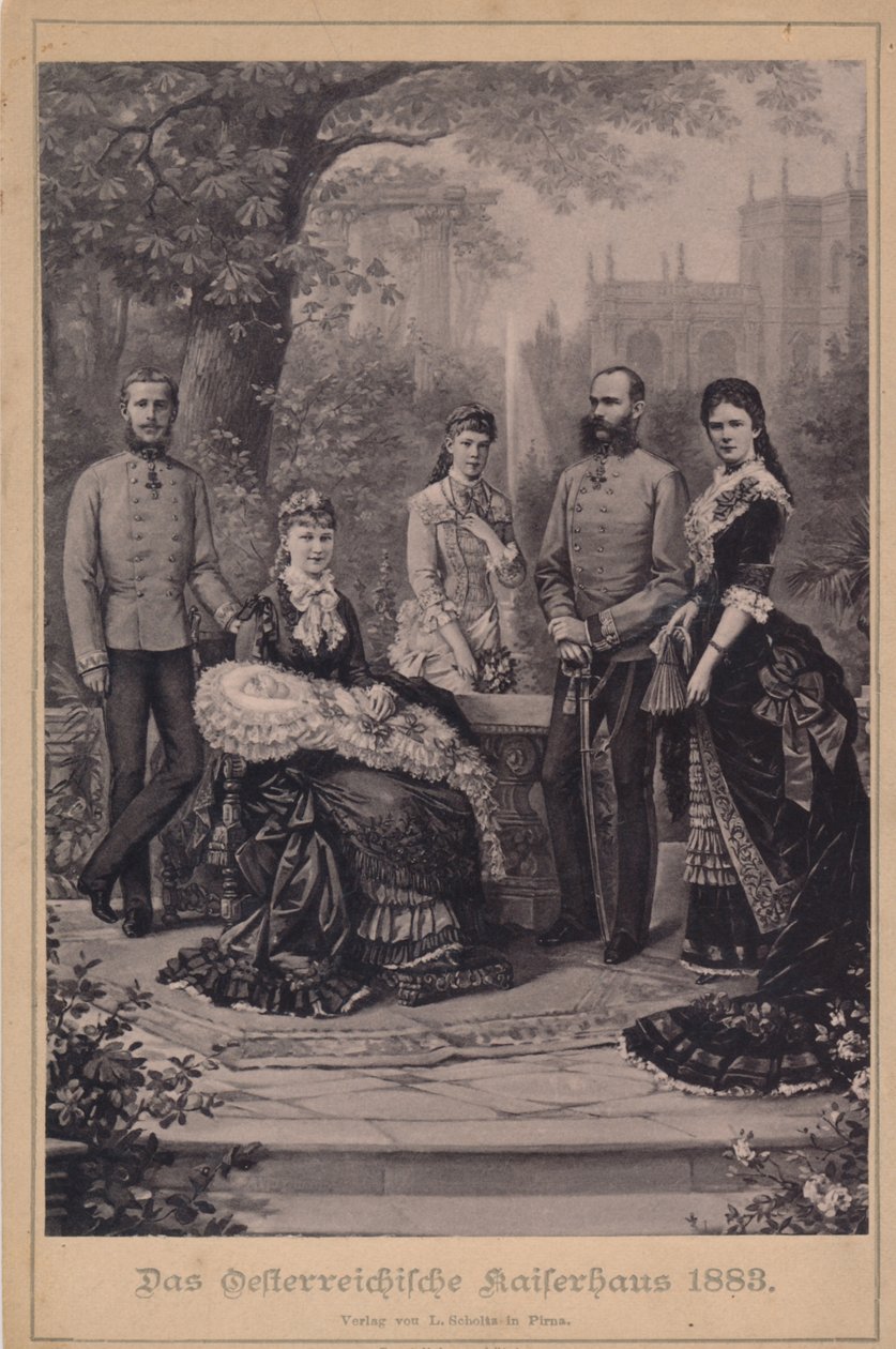 Franz Joseph I and Elisabeth of Austria and Their Imperial Family by Unknown artist