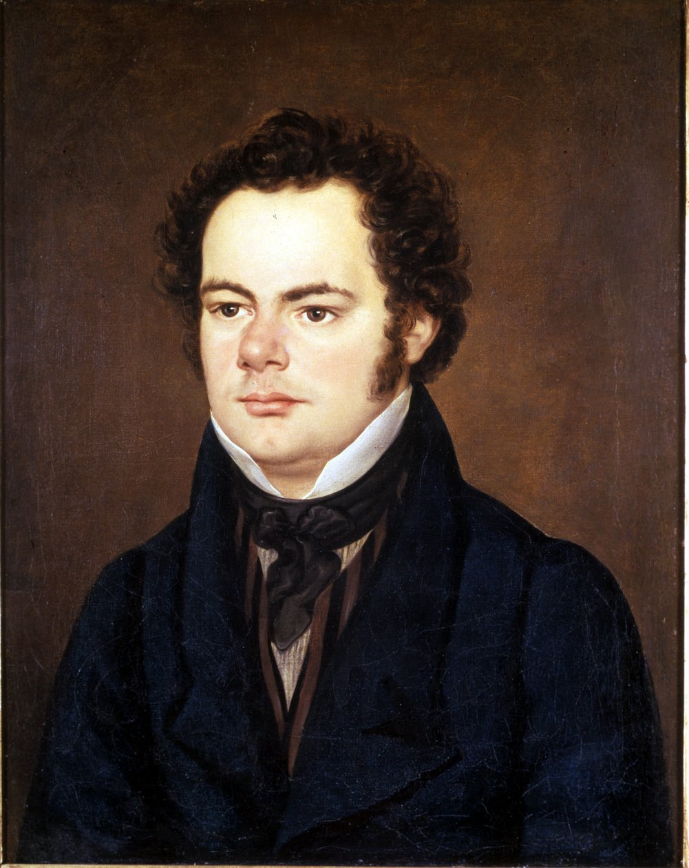Franz Schubert (1797 - 1828), Portrait Painting Preserved at the Society of Friends of Music, Vienna by Unknown artist