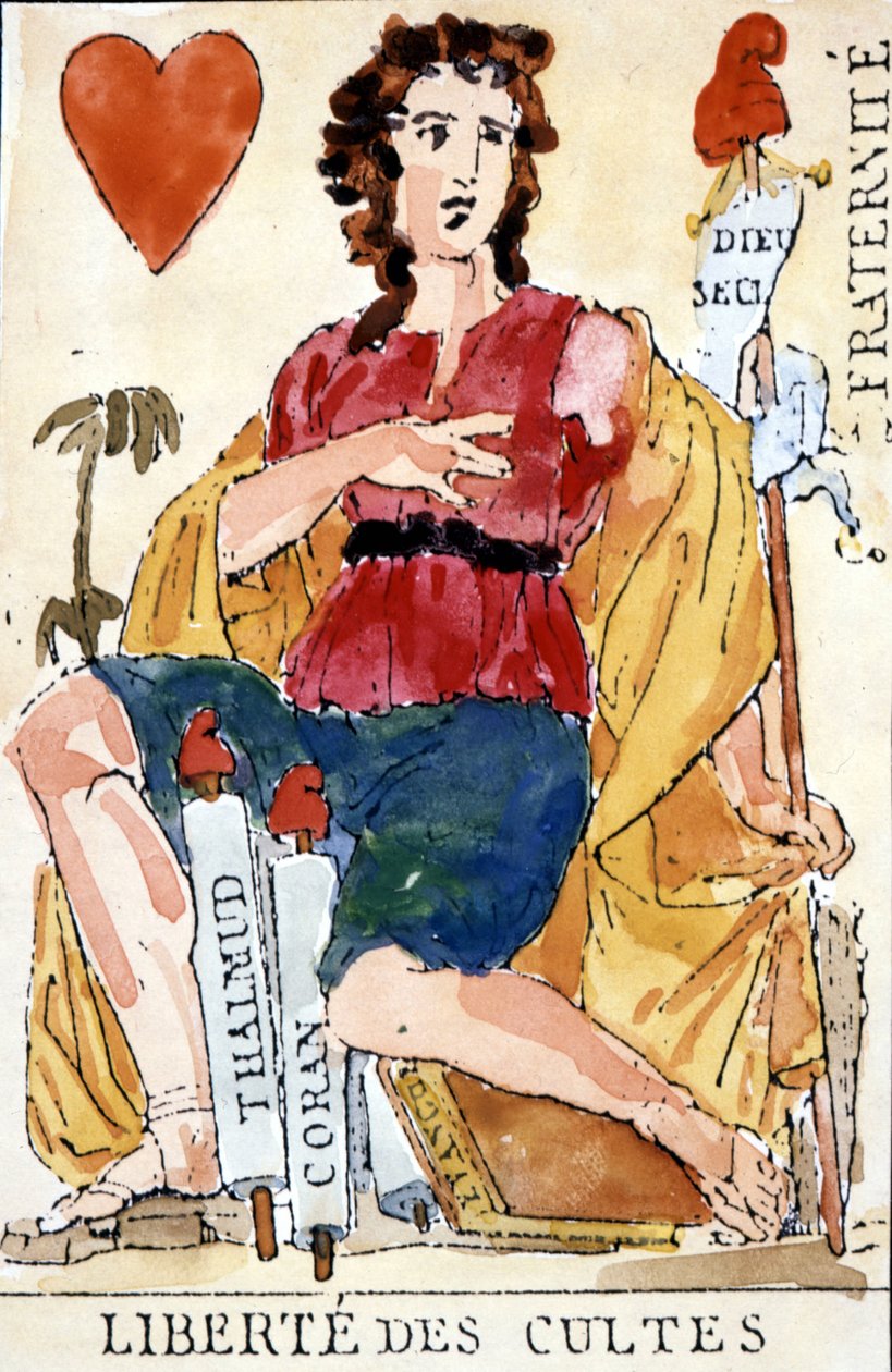 Freedom of Worship - Revolutionary Play Card by Unknown artist