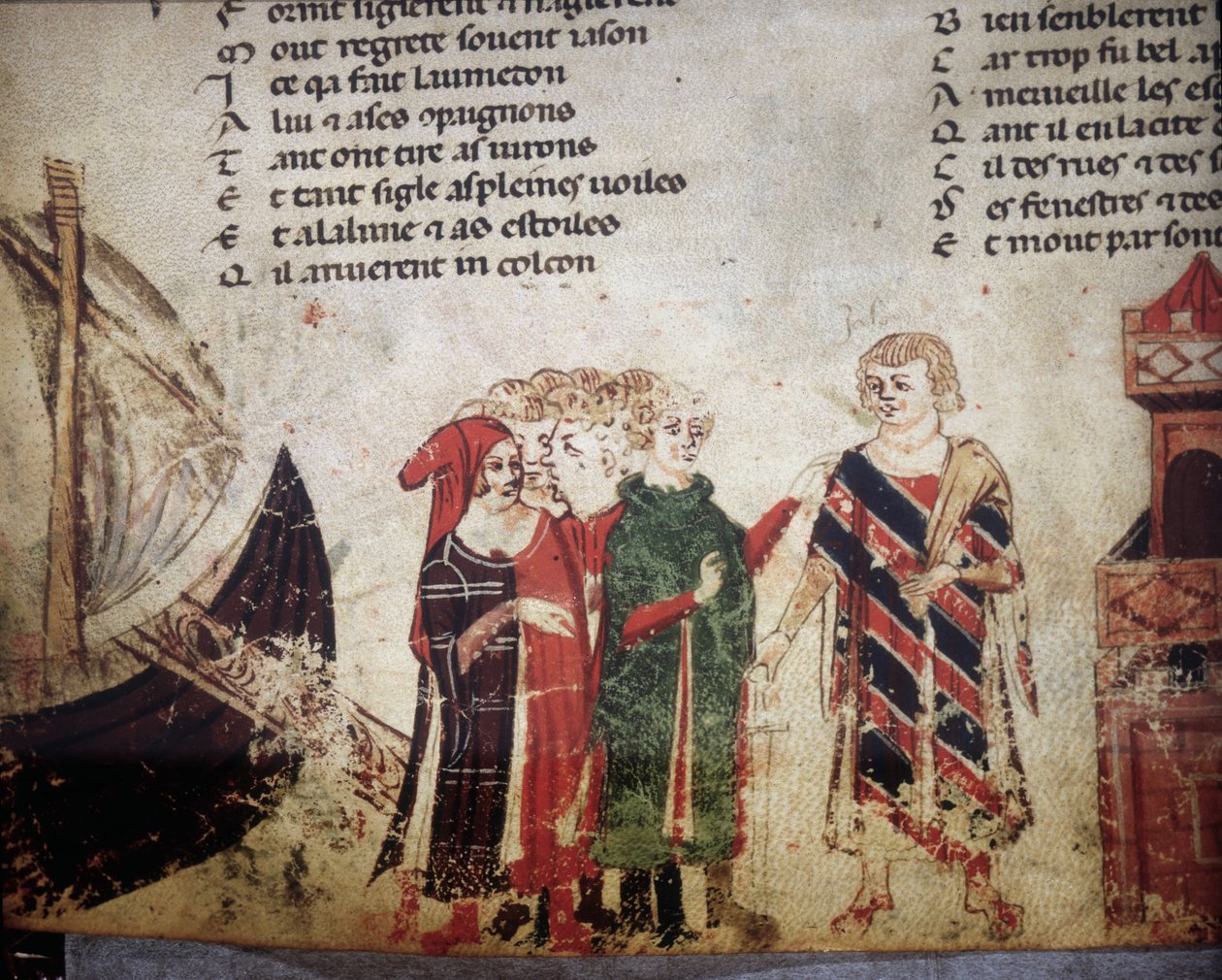 French Merchant in Venice. Miniature of the 
