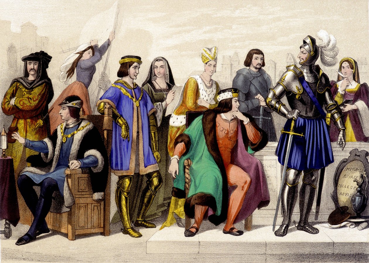 From 1461 to 1515. Louis XI, Charles VIII, Louis XII and Francois 1st by Unknown artist