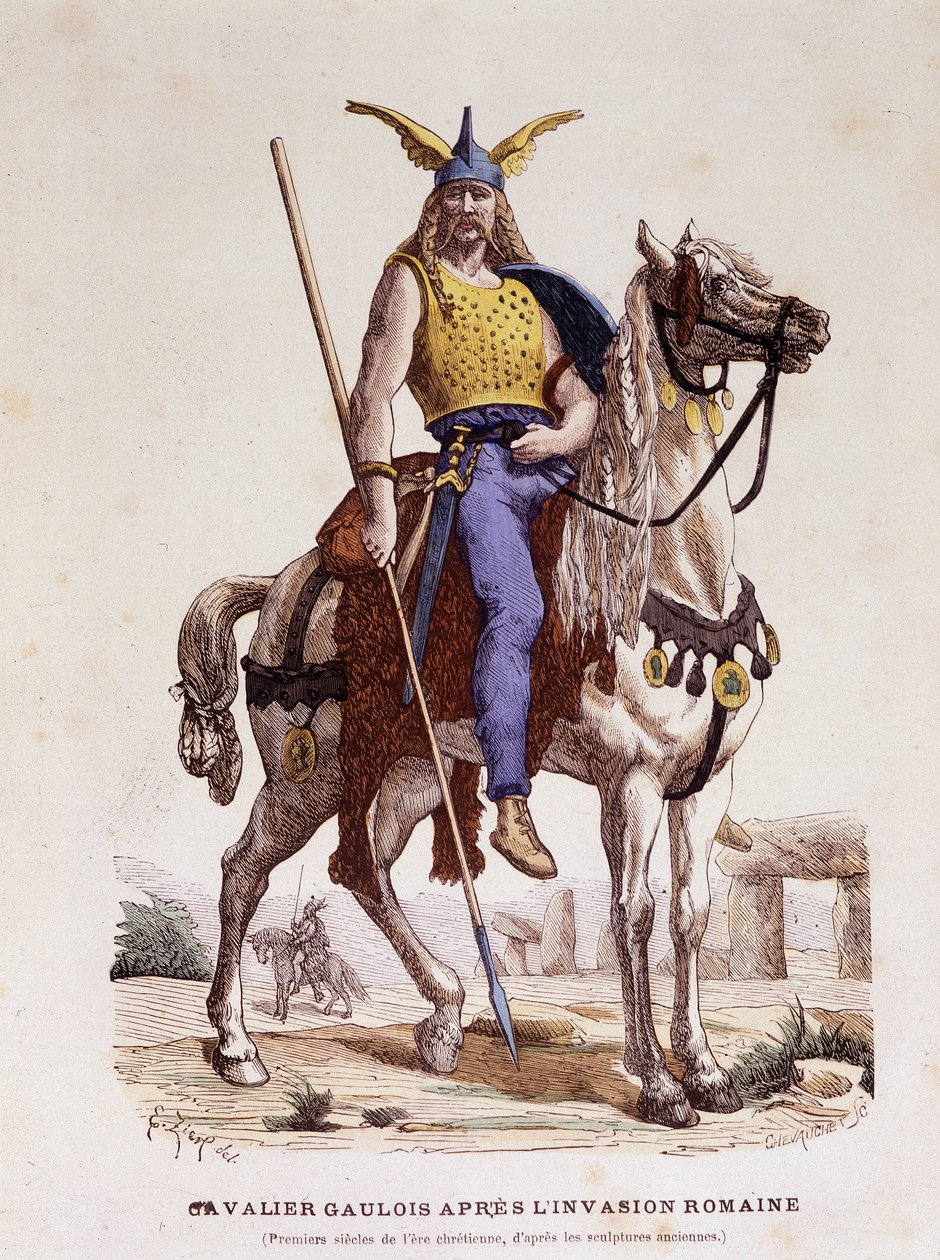 Gallic Horseman After the Roman Invasion - in 