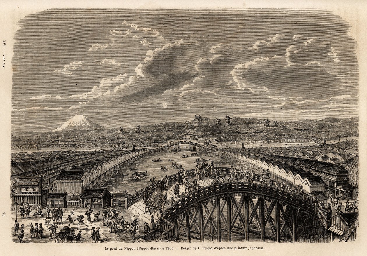 General View of Yedo from the Nippon Bassi by Unknown artist