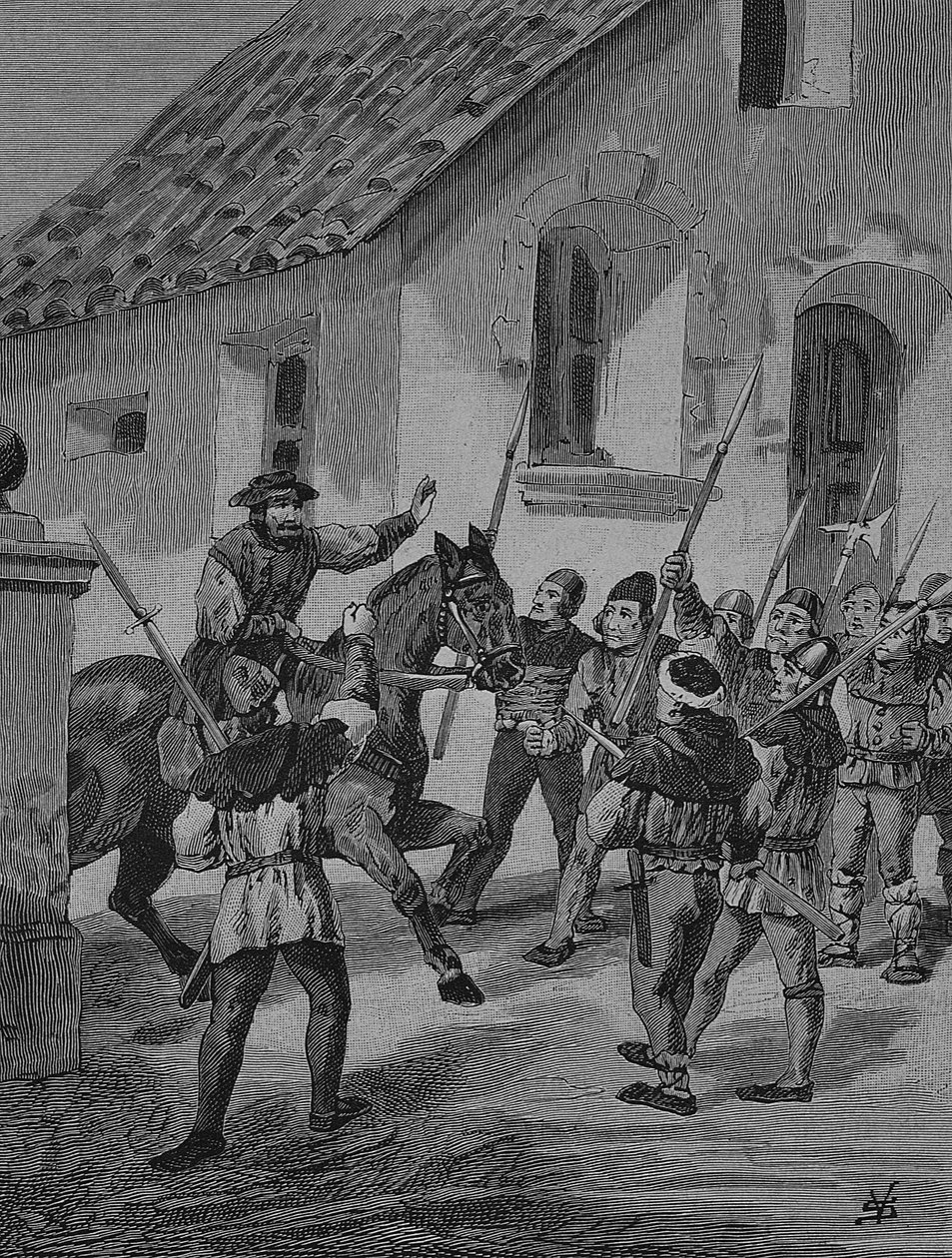 German Peasants War: Feuerbacher and the Mutinous Peasants by Unknown artist