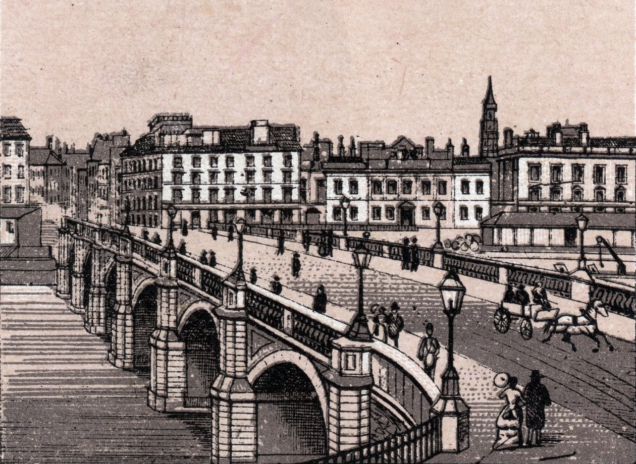 Glasgow, Scotland: view of the Broomielaw Bridge. in 