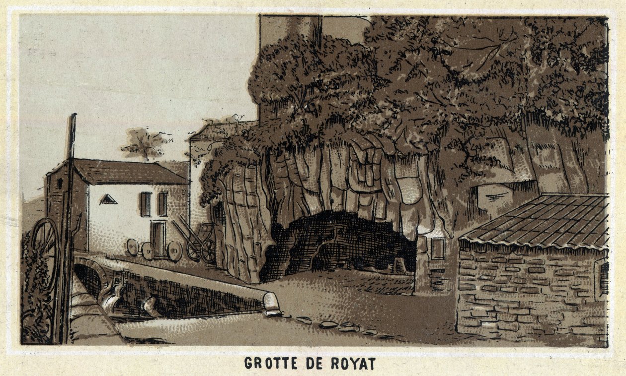 Grotte de Royat (Puy-de-Dome and the Auvergne region) by Unknown artist