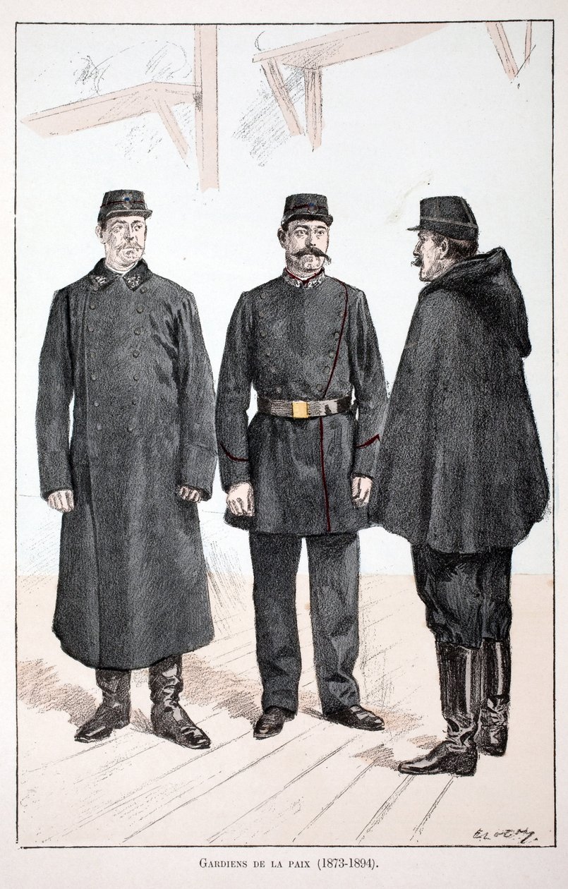 Guardians of the Peace (1873-1894). Illustration from the book 