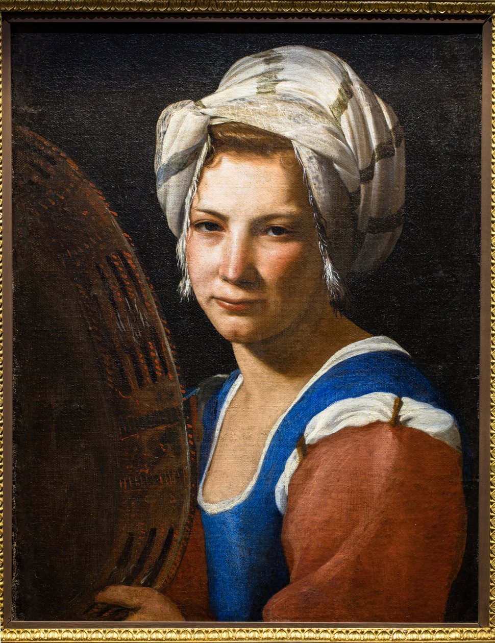 Gypsy with Tambourine by Unknown artist