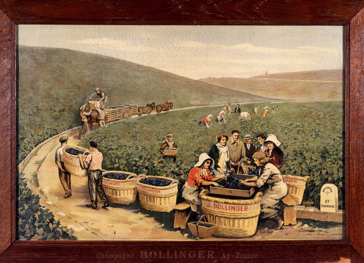 Harvest at Bollinger, circa 1900 by Unknown Artist