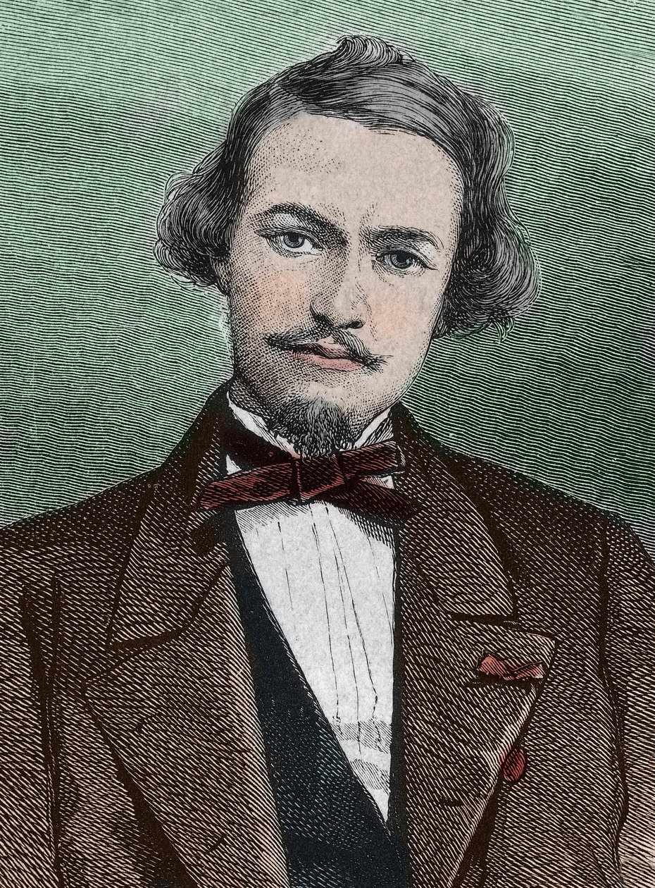 Henri Duveyrier (1840-1892), French explorer - portrait of Henri Duveyrier orientalist, French traveler and geographer by Unknown artist