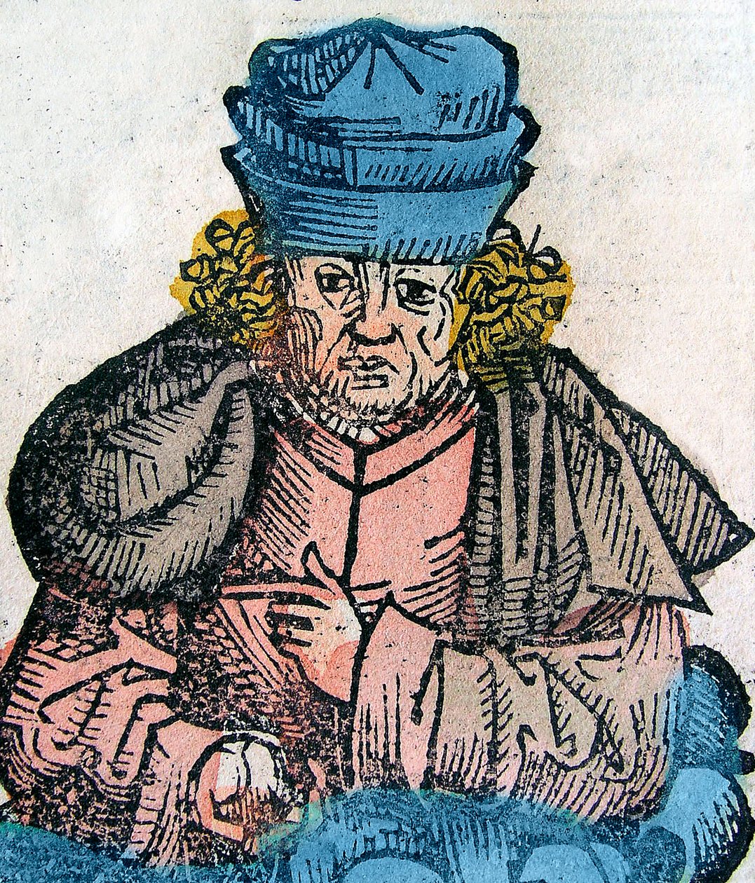 Herodotus, Greek historian - woodcut from the Nuremberg Chronicle by Unknown artist