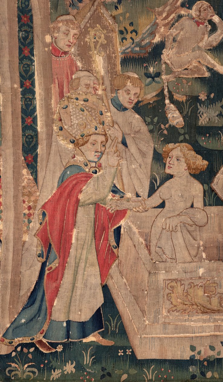 History of Saint Piat and Saint Eleuthère, Scene 12: The resurrection of the tribune