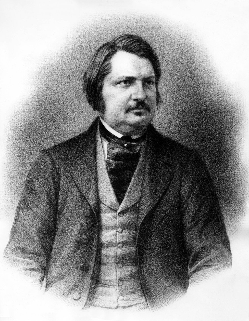 Honore de Balzac (1799-1850) French Novelist, c. 1840 (engraving) by Unknown artist