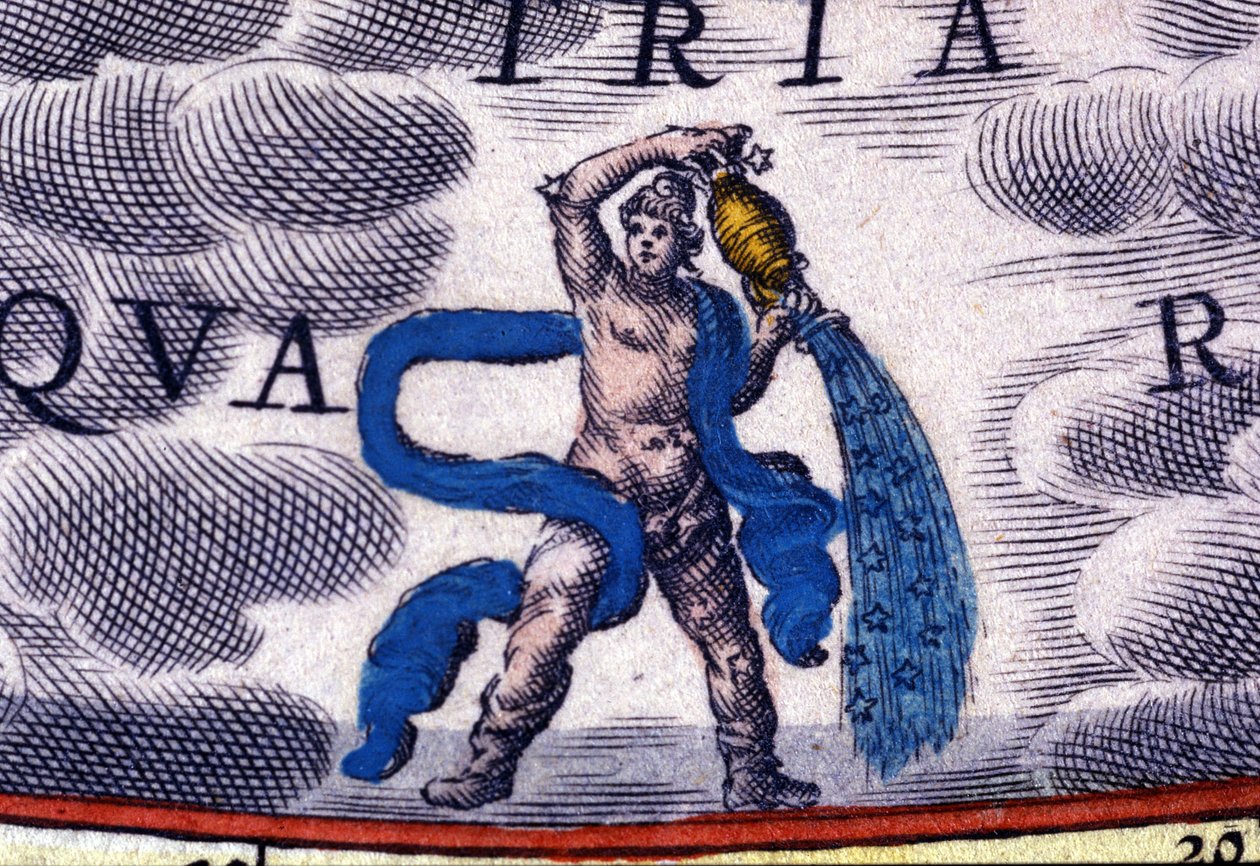 Horoscope: Sign of the Zodiac, Aquarius by Unknown artist