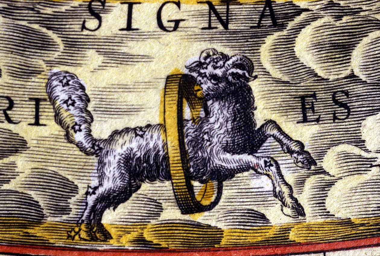 Horoscope: sign of the zodiac, Aries. by Unknown artist