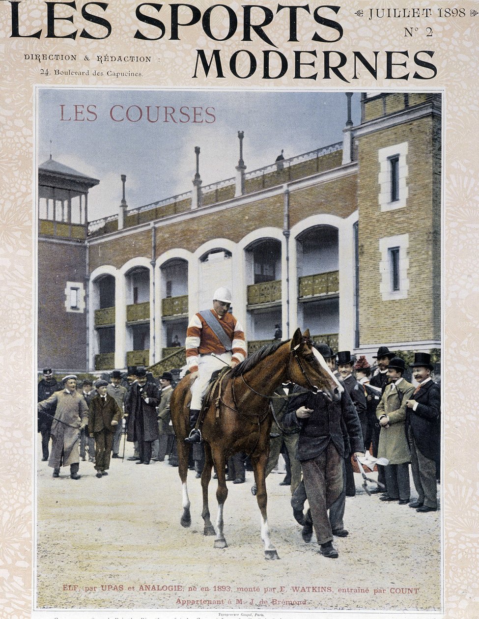 Horse riding: racing - in modern sports by Unknown artist