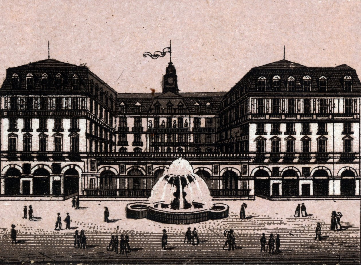 Hotel Frankfurter hof in Frankfurt Germany in 