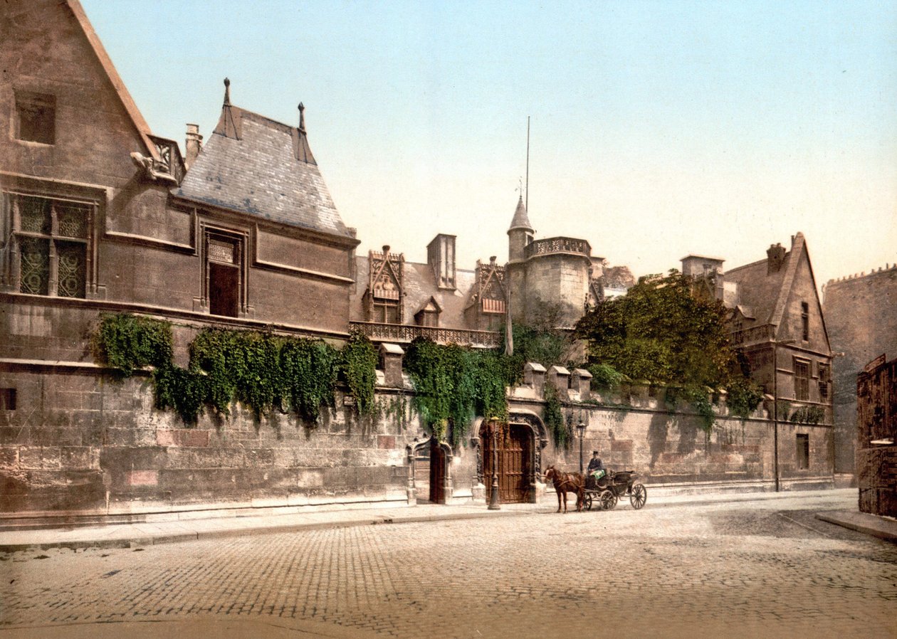 Hotel de Cluny Paris - Photochrome, ca. 1900 by Unknown Artist