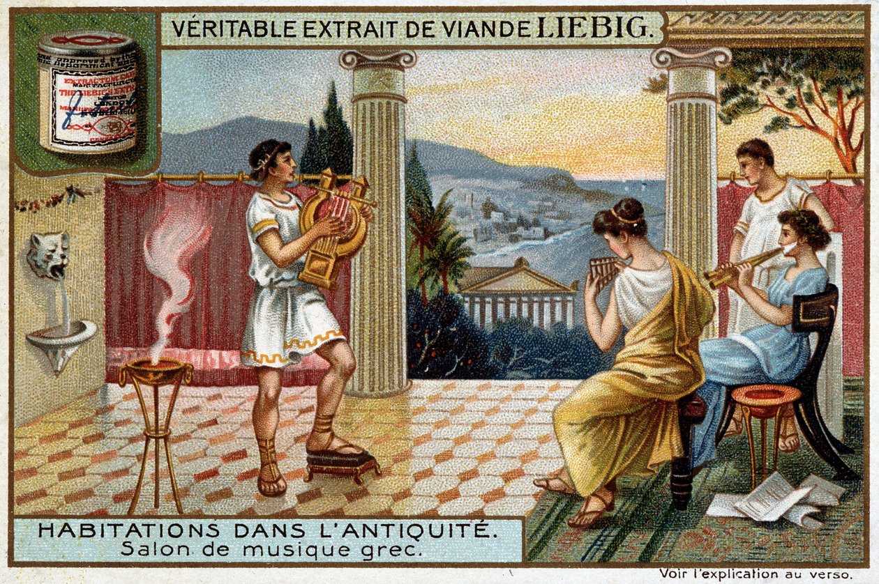 Houses in Antiquity: Greek Music Room by Unknown artist