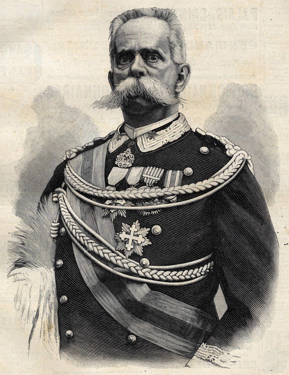 Portrait of Humbert I (1844-1900) by Unknown artist