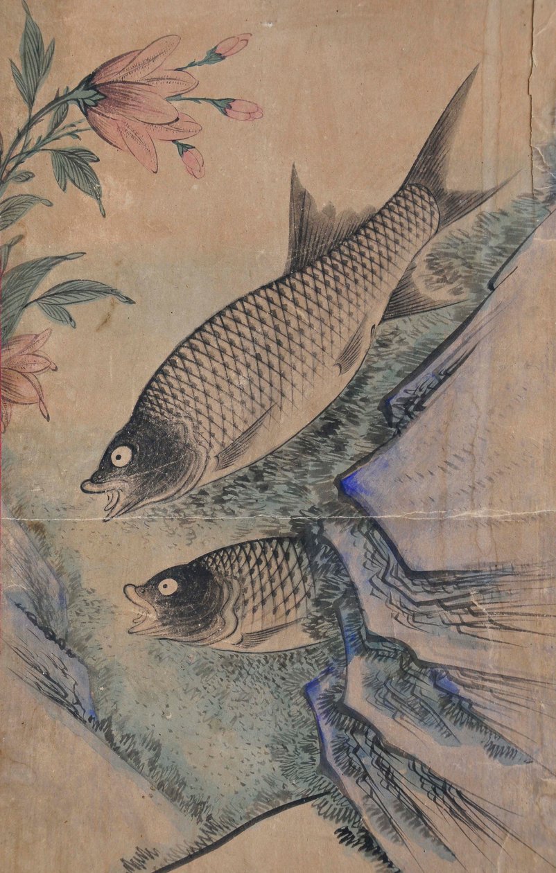 Bird and Flower Painting by Unknown artist