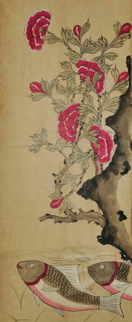 Bird and Flower Painting by Unknown artist