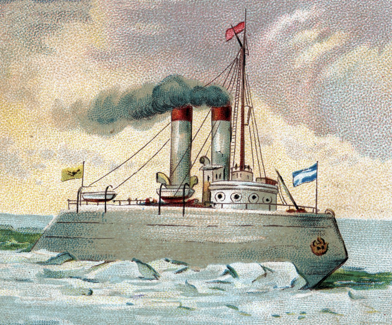 Icebreaker Ship (Ice Breeze) late 19th century by Unknown artist