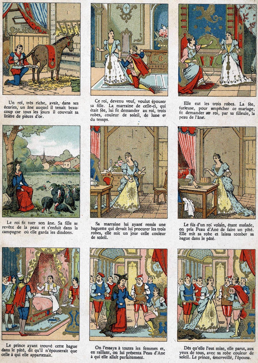 Illustration for Donkey Skin, tale by Charles Perrault. by Unknown artist