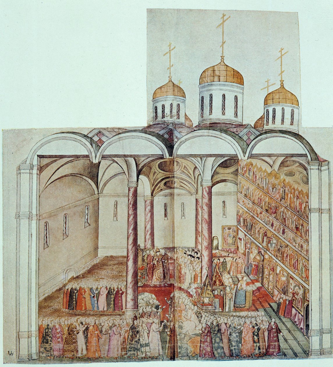 Induction of Michael III, Tsar of Russia (Mikhael Romanov) by Unknown artist