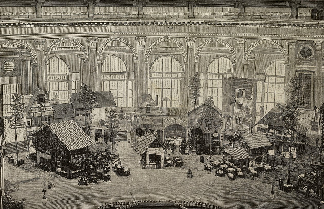 International Pavilion at International Exhibition of Vienna, Austria by Unknown Artist