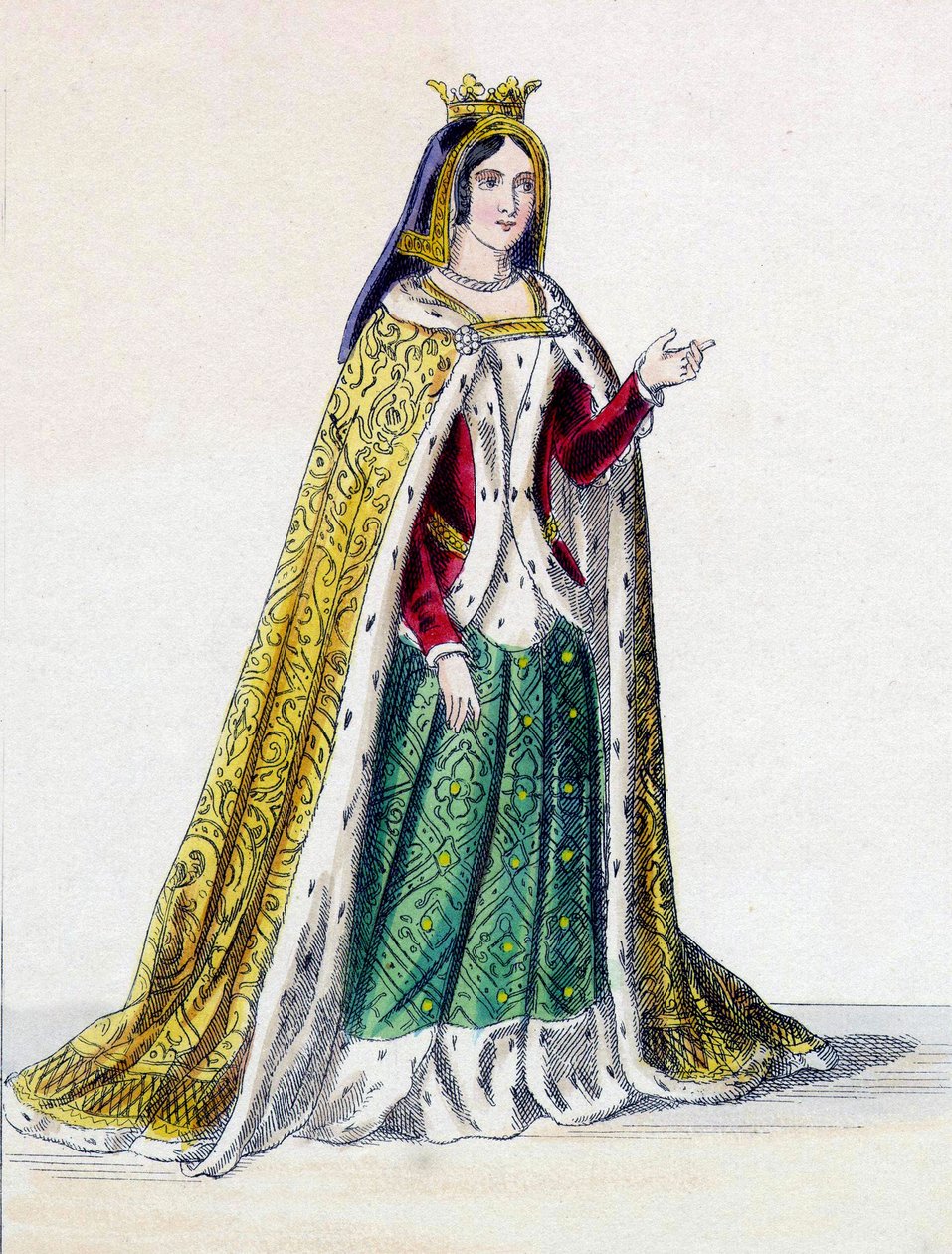 Portrait of Isabella I of Castile, known as the Catholic (1451-1504), Queen of Castile by Unknown artist