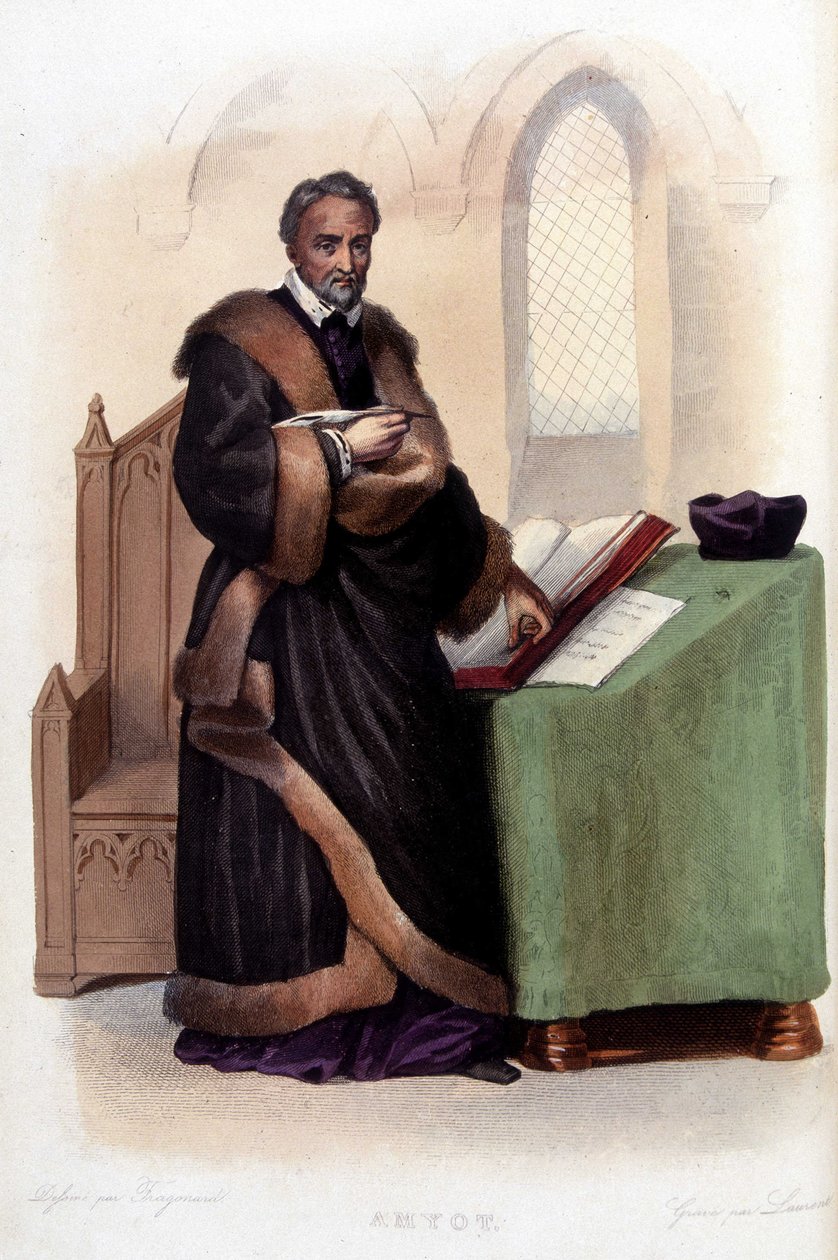 Jacques Amyot (1513-1593), French humanist and writer, - in 