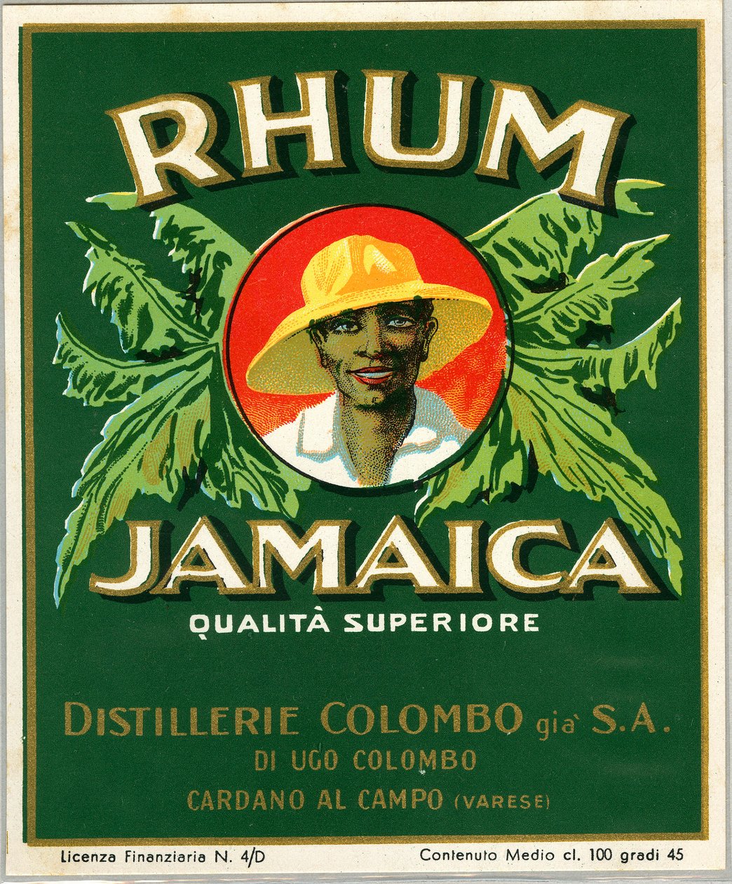 Jamaica rum alcohol advertisement by Unknown artist