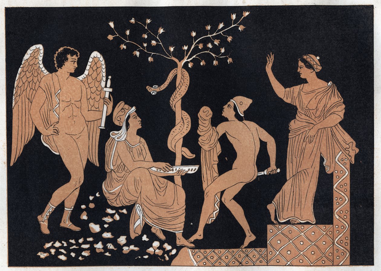 Jason and Medea - Engraving from 
