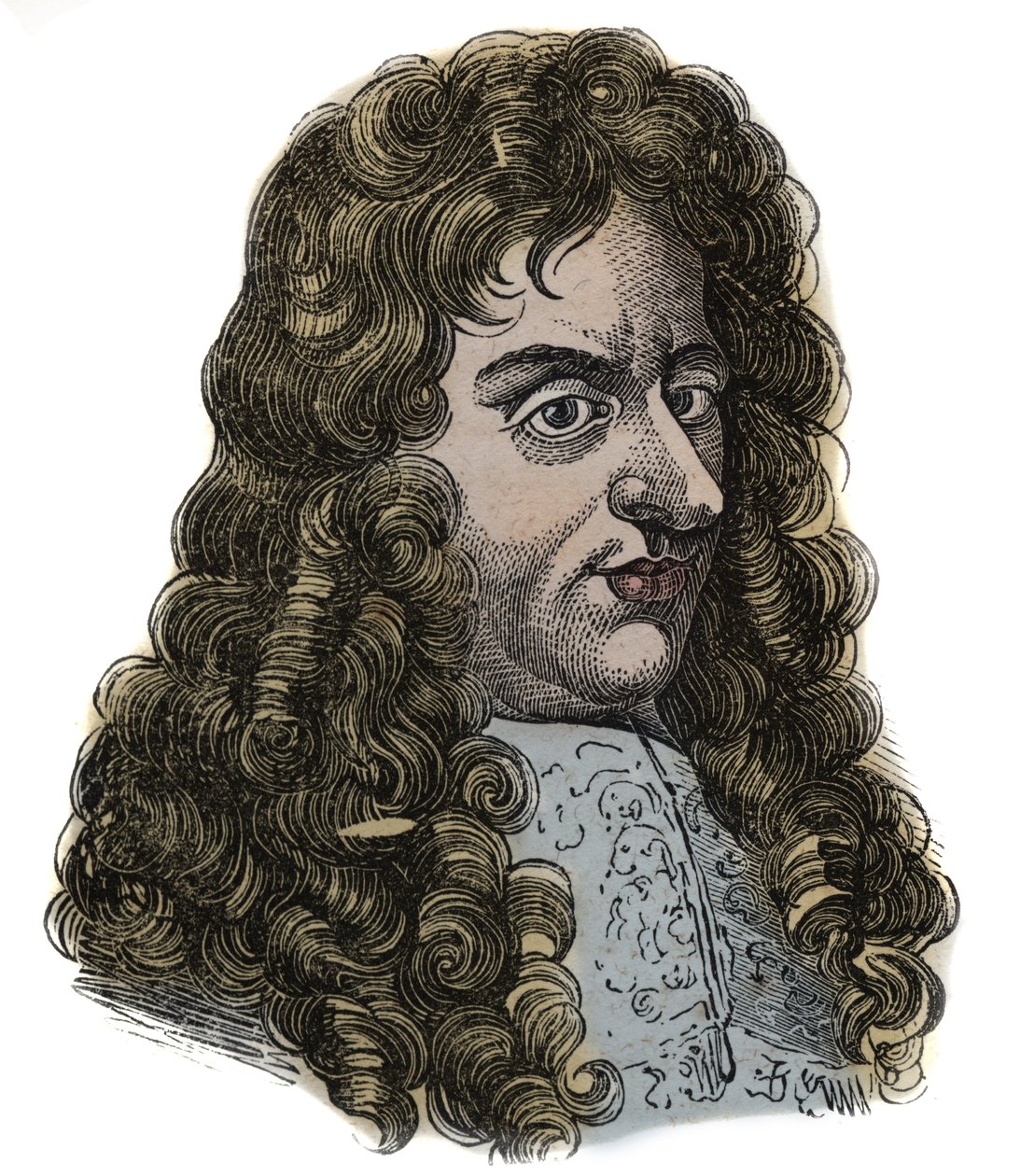 Jean Dominique Cassini (1625-1712) - English Astronomer - engraving 1856 by Unknown artist