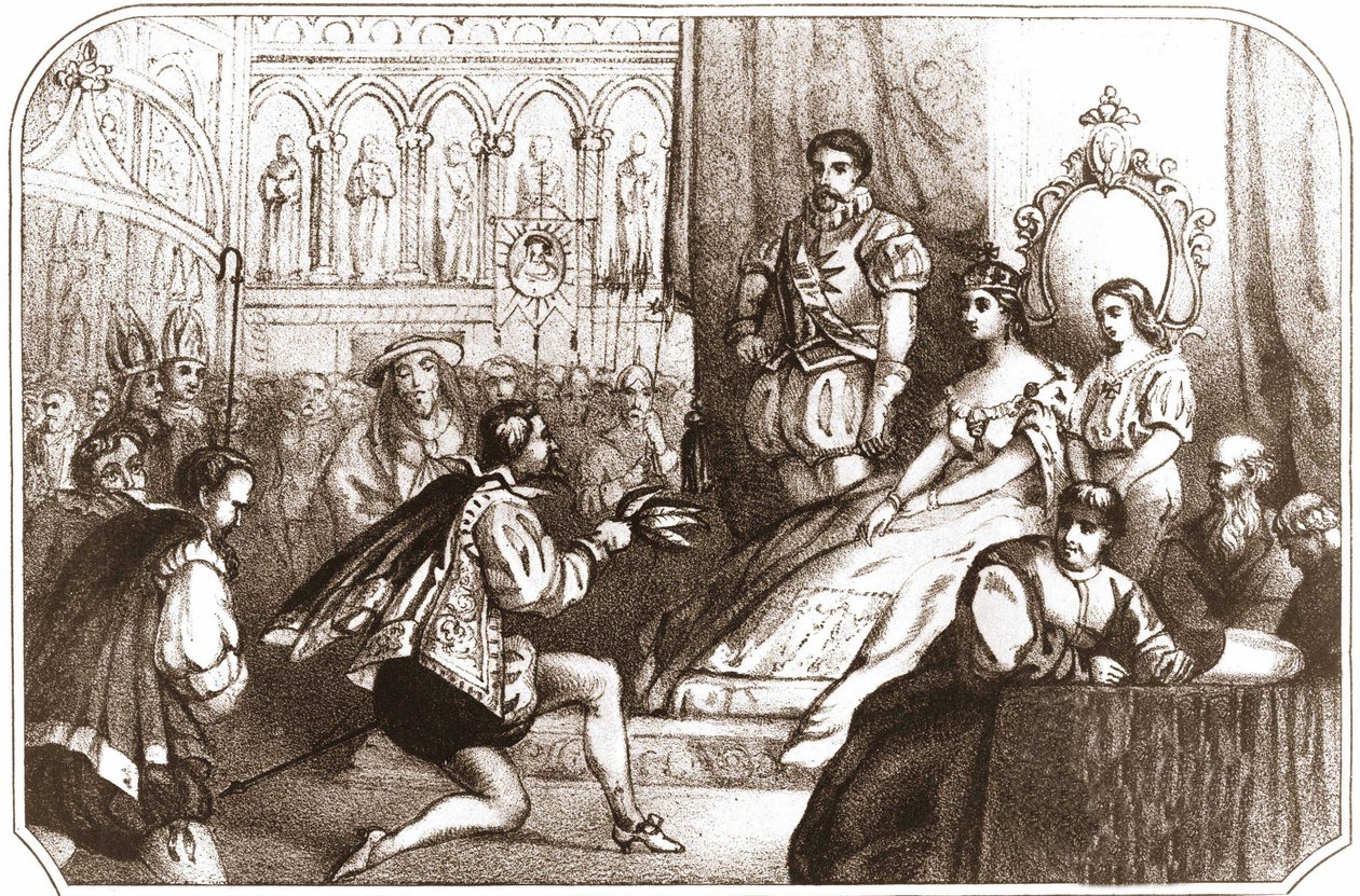 Jean Nicot Presenting the Tobacco Plant to Catherine de