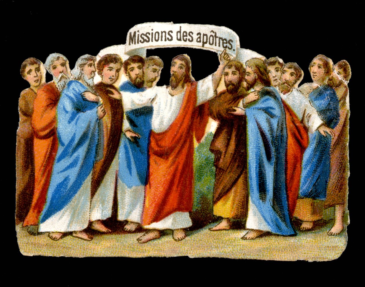 Jesus entrusts their missions to the apostles by Unknown artist