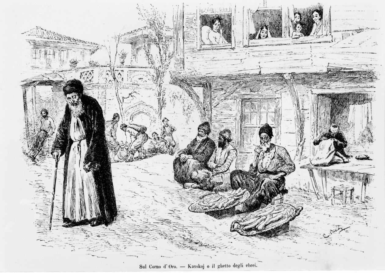 Jewish Ghetto in Constantinople by Unknown artist