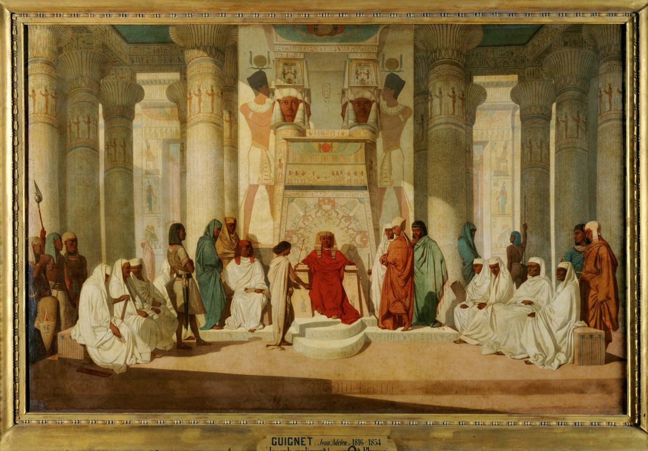 Joseph Interprets the Dreams of Pharaoh by Unknown Artist