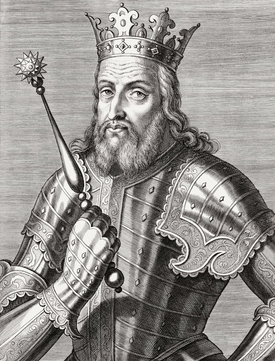 King Afonso IV of Portugal. Portrait. by Unknown artist