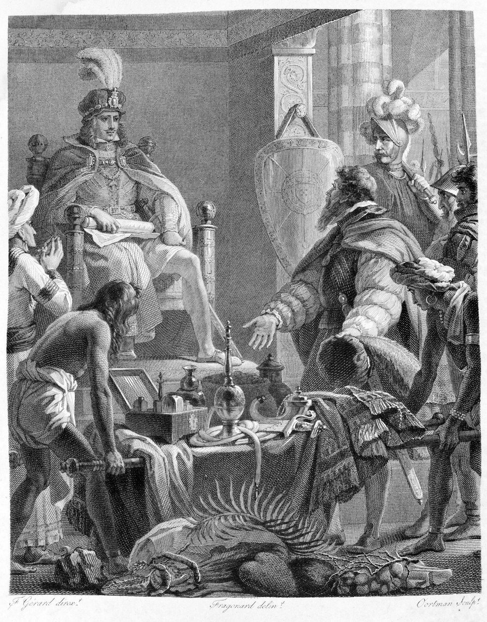 King Manuel I the Great (1469 - 1521) received Vasco de Gama by Unknown artist