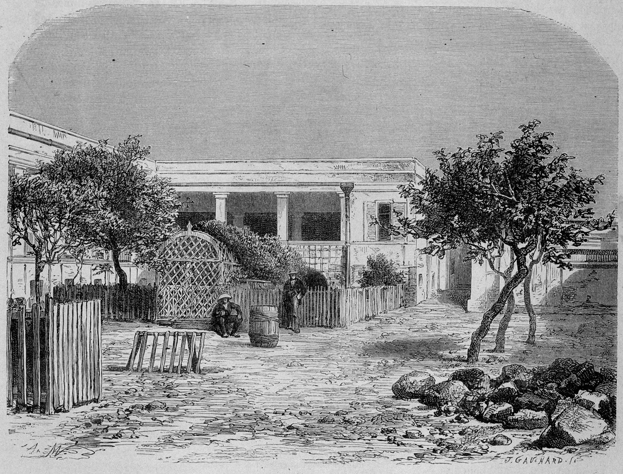 The Hospital of Goree (Senegal) - in 