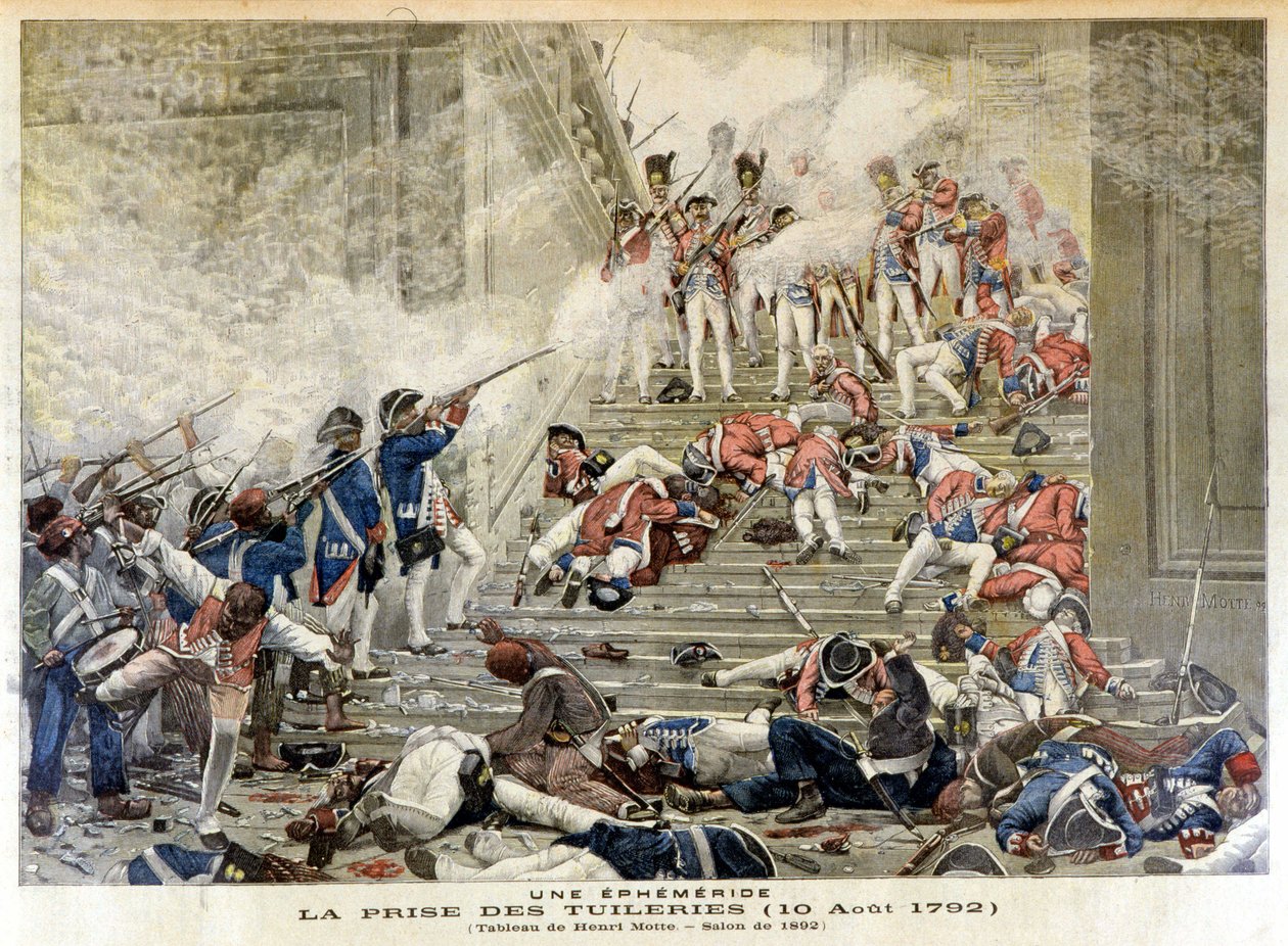 The Taking of the Tuileries on August 10, 1792 - in 