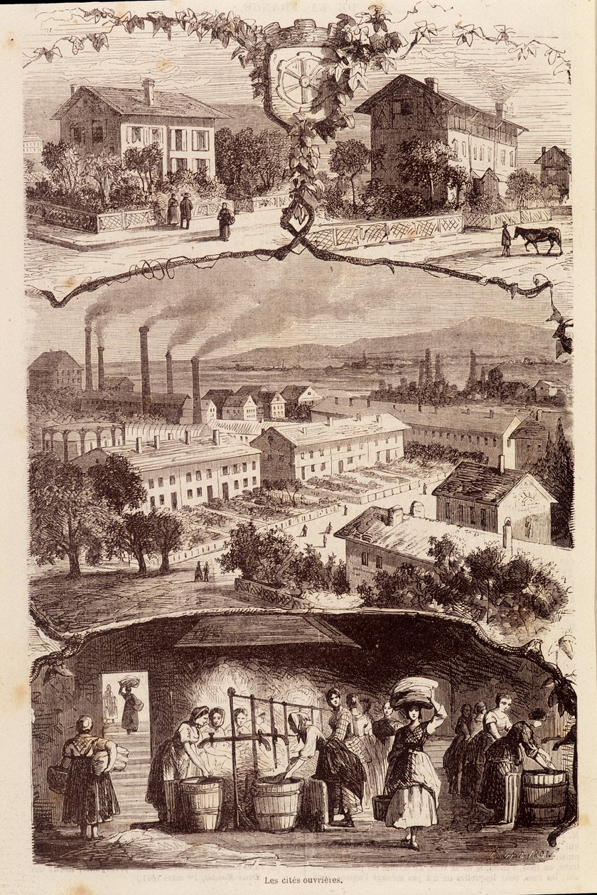 Labor Cities in France in the 19th Century by Unknown artist