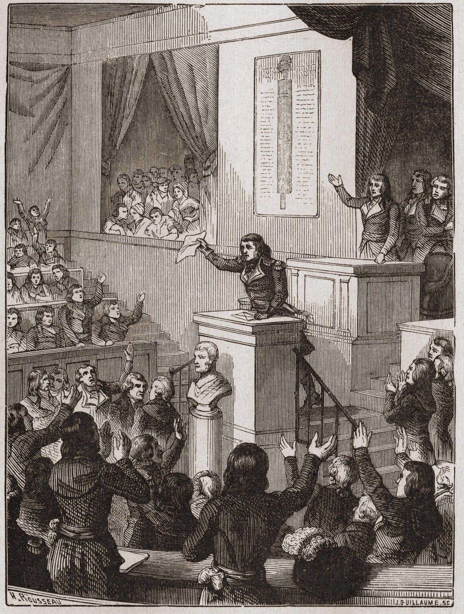 Lazare Nicolas Marguerite Carnot (nicknamed the Organizer of Victory or the Great Carnot) Announced on September 1 by Unknown artist