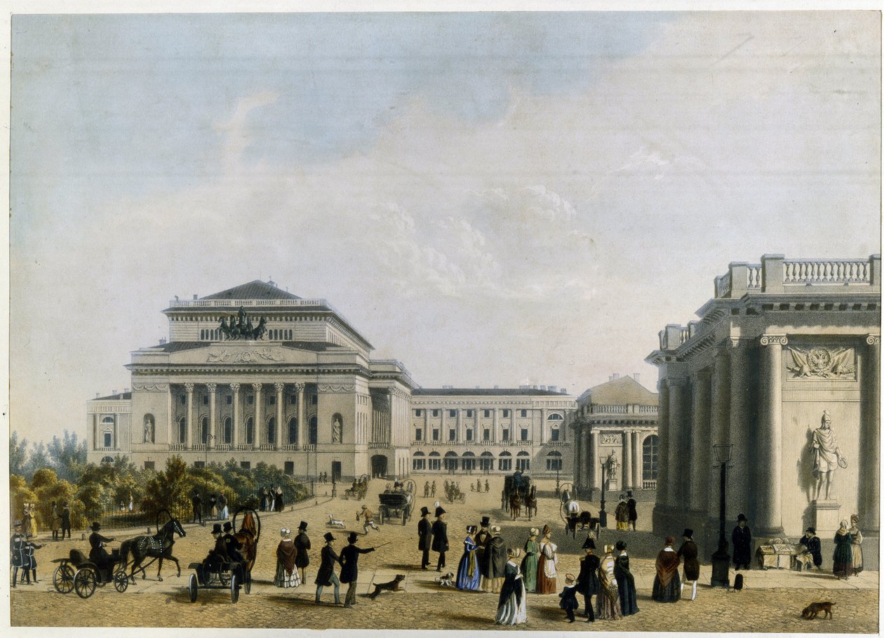 The Alexander Theatre in Saint Petersburg by Unknown artist