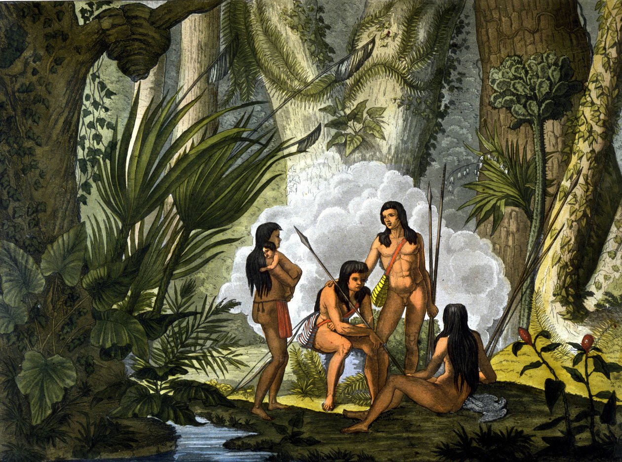 Les camacans, indians of Brazil - in 